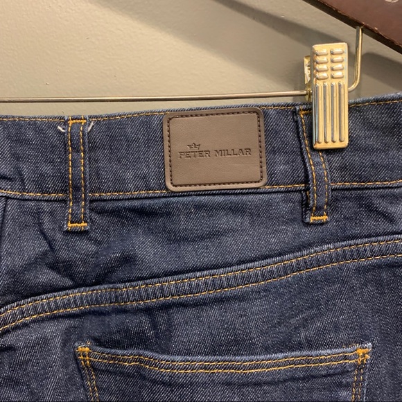 SOLD NWT Peter Millar Crown Seal Dark Wash Jeans - Picture 10 of 10